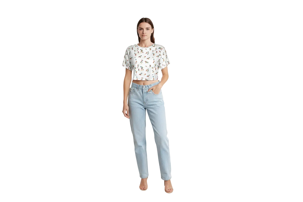 Short sleeved navel exposed - Multi-products Solution